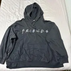 FRIENDS ロゴ パーカー ブラック