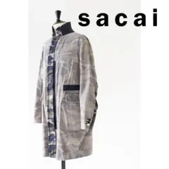 sacai サカイ ミリタリー カモフラ モッズ コートのサムネイル
