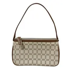 HusHusH ハッシュアッシュ ミニショルダー チェック ベージュ ブラウン