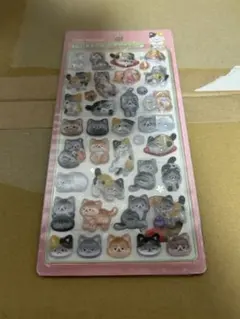 【正規品】和柄　ねこ　ボンボンドロップシール