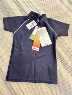 UVカット ネイビー ラッシュガード 100cm