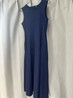 UNIQLO ウルトラストレッチエアリズムワンピース ネイビー S