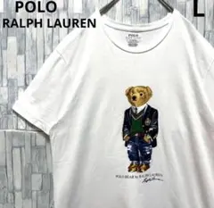 ポロ ラルフローレン ポロベア 半袖 Tシャツ L カスタムスリムフィット