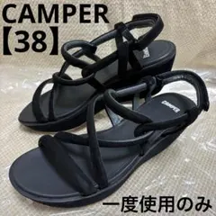 CAMPER カンペール 厚底 サンダル 38 ブラック 美品のサムネイル