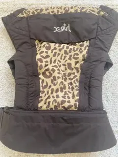 美品　xgirl ヒョウ柄 抱っこ紐　新生児パッド　セットBuddy Buddy