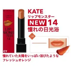 匿名 新品未開封 KATE ケイト リップモンスター 14 憧れの日光浴