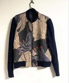 DRIES VAN NOTEN リバーシブル ボンバージャケット 花柄ブルゾン