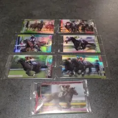 競馬ウエハース７枚セット