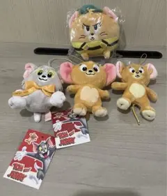 トムとジェリーマスコット　まとめ売り　マスコット　セット