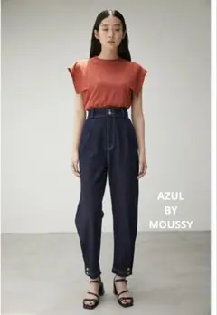 AZUL BY MOUSSY HEM CUFFS DENIM TAPEREDのサムネイル