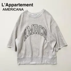 AMERICANA AMERICANA クルーネック　カットオフスウェット