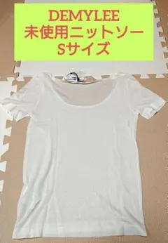 【新品　正規品サンプル　匿名配送】DEMYLEE　半袖ニットソー　春用 デミリー