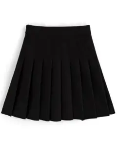 SHEIN プリーツミニスカート　インパン裏地付き