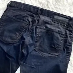 極美品✨エンポリオアルマーニ　デニムパンツ　グラデーション　洗える　黒紺　XLのサムネイル