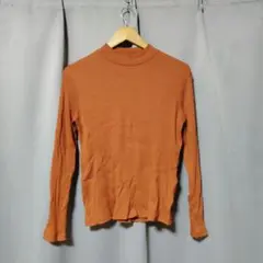 UNIQLO リブハイネックTシャツ