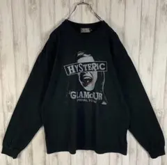 HYSTERIC GLAMOUR ブラック トレーナー