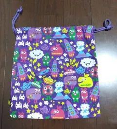 PARTY PARTY 巾着袋　縦30×横28cmのサムネイル