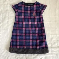 日曜限定セール　べべ　フリースワンピース120