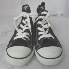 コンバース オールスターハイ 　黒　20㎝　　サイドジップ付　ok2305D