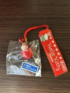 キティ 富山限定 チューリップ 赤 根付 ご当地