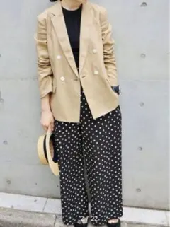 ドットシャーリングイージーパンツ　IENA