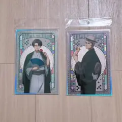 【2枚セット】進撃の巨人 ホロ色紙 リヴァイ エルヴィン
