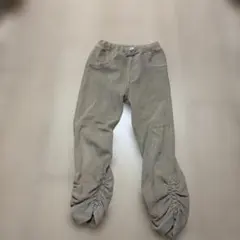コーデュロイ風 ベージュ 子供用パンツ