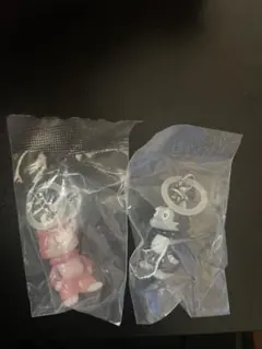 おおかみくんとなかまめじるしアクセサリー　あらいきりこ　ガチャガチャ