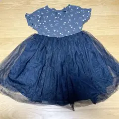 ペアマノン　花柄トップス チュールスカート ワンピースのサムネイル