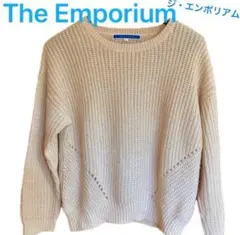 ジ・エンポリアム The Emporium ニット セーター L ベージュ 長袖