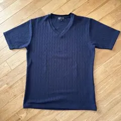 MICHEL KLEIN homme Vネック半袖セーター