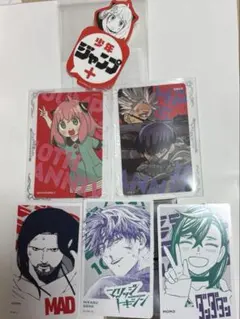 ジャンププラス展　入場特典&ステッカー&トレカセット