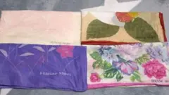 ♥森英恵　花柄ハンカチ４枚セット♥