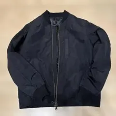 ブラック MA-1 フライトジャケット　コムサイズム