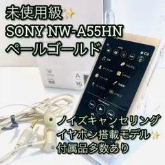 未使用級 SONY NW-A55 16GB 純正イヤホン付属 ペールゴールド