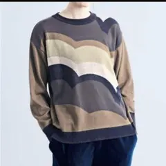 フェリシモ　フィンレイソン　ビッグシルエットニット　M