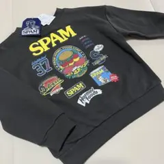 【新品未使用】沖縄　spam トレーナー　100サイズ　裏毛　黒　オリオン