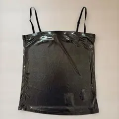 【美品】LAUTREAMONT キャミソール メタリックブラック サイズ2のサムネイル