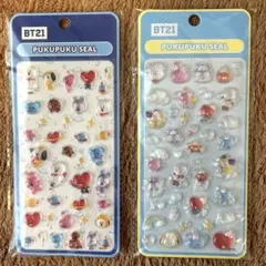 BT21 PUKUPUKU SEAL ステッカー 2枚セットのサムネイル