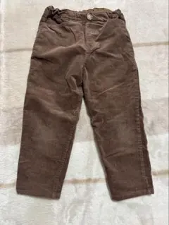 petit main ブラウン コーデュロイパンツ 110