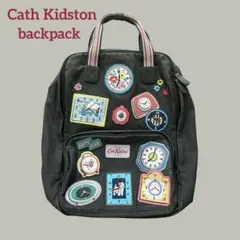 【希少・廃盤】Cath Kidston ヴィンテージ調ワッペン リュックのサムネイル