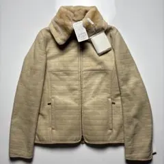 Max Mara 白タグ　ムートン　デンマークミンクファー　タグ付きデッド　42のサムネイル