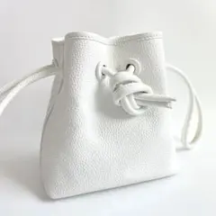 美品 VASIC BOND MINI ボンドミニ ホワイト 2way ショルダー