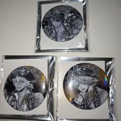 スケアリードレス モノクローム 缶バッジ レオナ＆ジャック＆ラギー セット