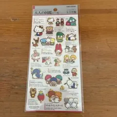 ハローキティ レトロデザインシールセット