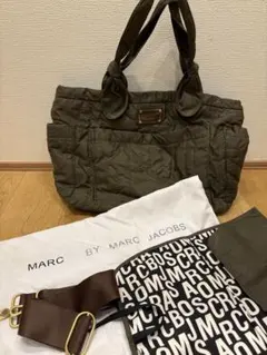 MARC BY MARC JACOBS トートバッグ オリーブグリーン