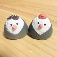 廃盤レア　デコレ コンコンブル 文鳥おにぎり 2個セット（梅・昆布） マスコット