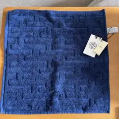 未使用タグ付きエルメス HERMES カレ・タオル 《ステアーズ》　ブルーのサムネイル
