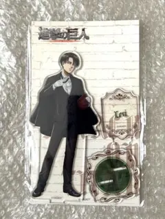 進撃の巨人　リヴァイ　アクリルスタンド　Noble Duties 缶バッジ 進撃の巨人 Noble Duties リヴァイ アクリルスタンド＆缶バッジ - メルカリ