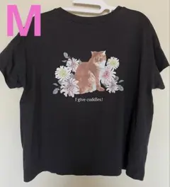 ユニクロ　ＵＴ　ポール&ジョー　半袖Tシャツ 猫　ブラック　Mサイズ